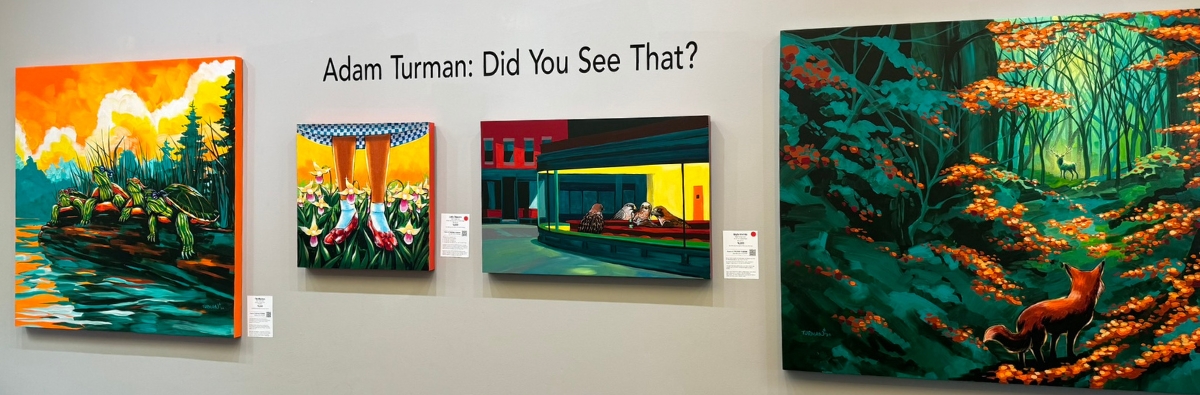 Adam Turman art in the Reedy Gallery